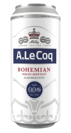A. LE COQ BOHEMIAN LAGER 0,0% TLK 500 ML