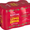 A. LE COQ GIN LONG DRINK STRAWBERRY-LEMON 5,5% 0,33 TLK 6-PA