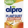 ALPRO PLANTGURT SOIJAVALMISTE MANGO-OMENA EI LIS. SOKERIA 750 G
