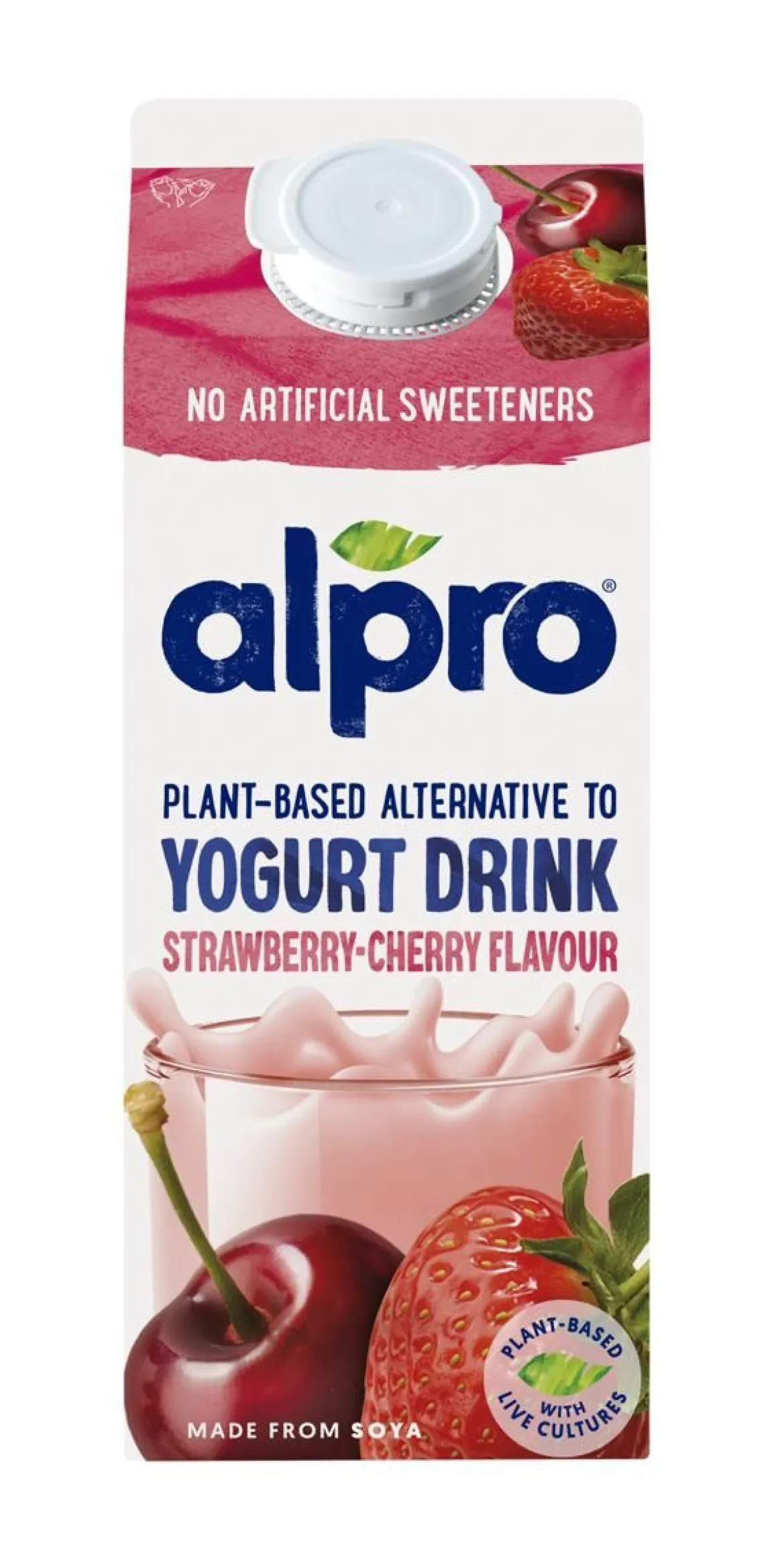 ALPRO JUOTAVA SOIJAVALMISTE MANSIKKA-KIRSIKKA 750 ML