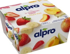 ALPRO SOIJAVALMISTE PERSIK-PÄÄR/MANS-BAN 4*125G 500 G