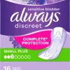 ALWAYS DISCREET INKONTINENSSISUOJA SMALL MIETO TUOKSU 20 KPL