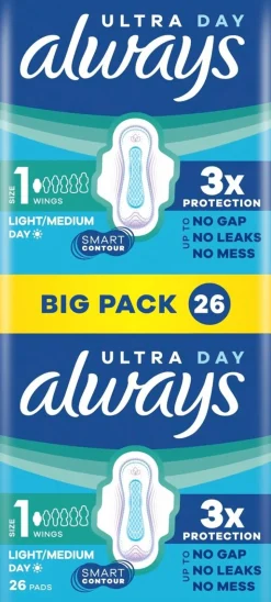 ALWAYS ULTRA NORMAL PLUS 1 TERVEYSSIDE BP /26 26 KPL