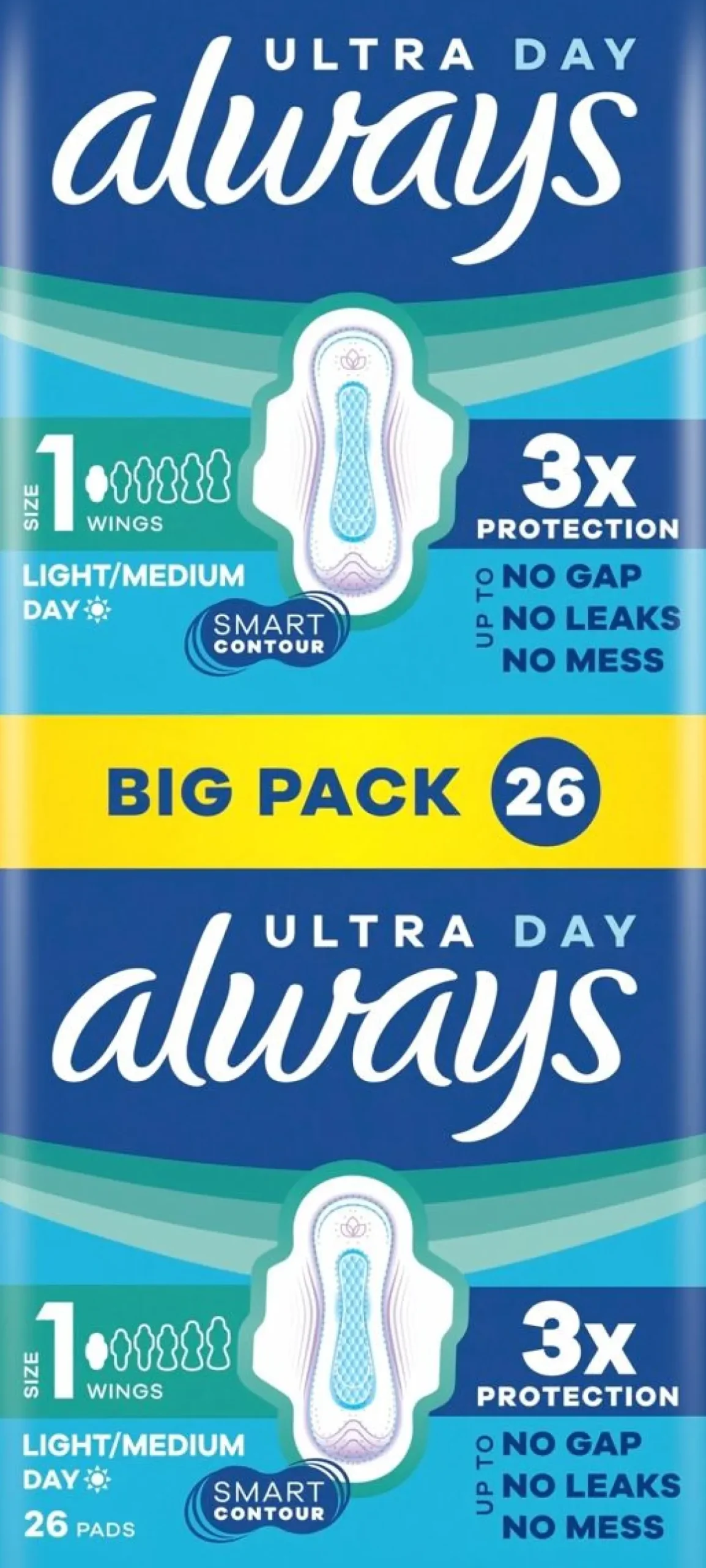 ALWAYS ULTRA NORMAL PLUS 1 TERVEYSSIDE BP /26 26 KPL