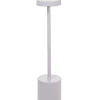 AMANDA B PÖYTÄVALAISIN 34CM VALKOINEN LED