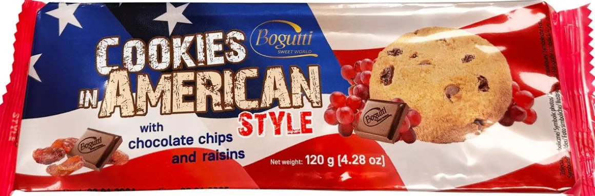 AMERICAN COOKIE SUKLAA-RUSINA 120 G
