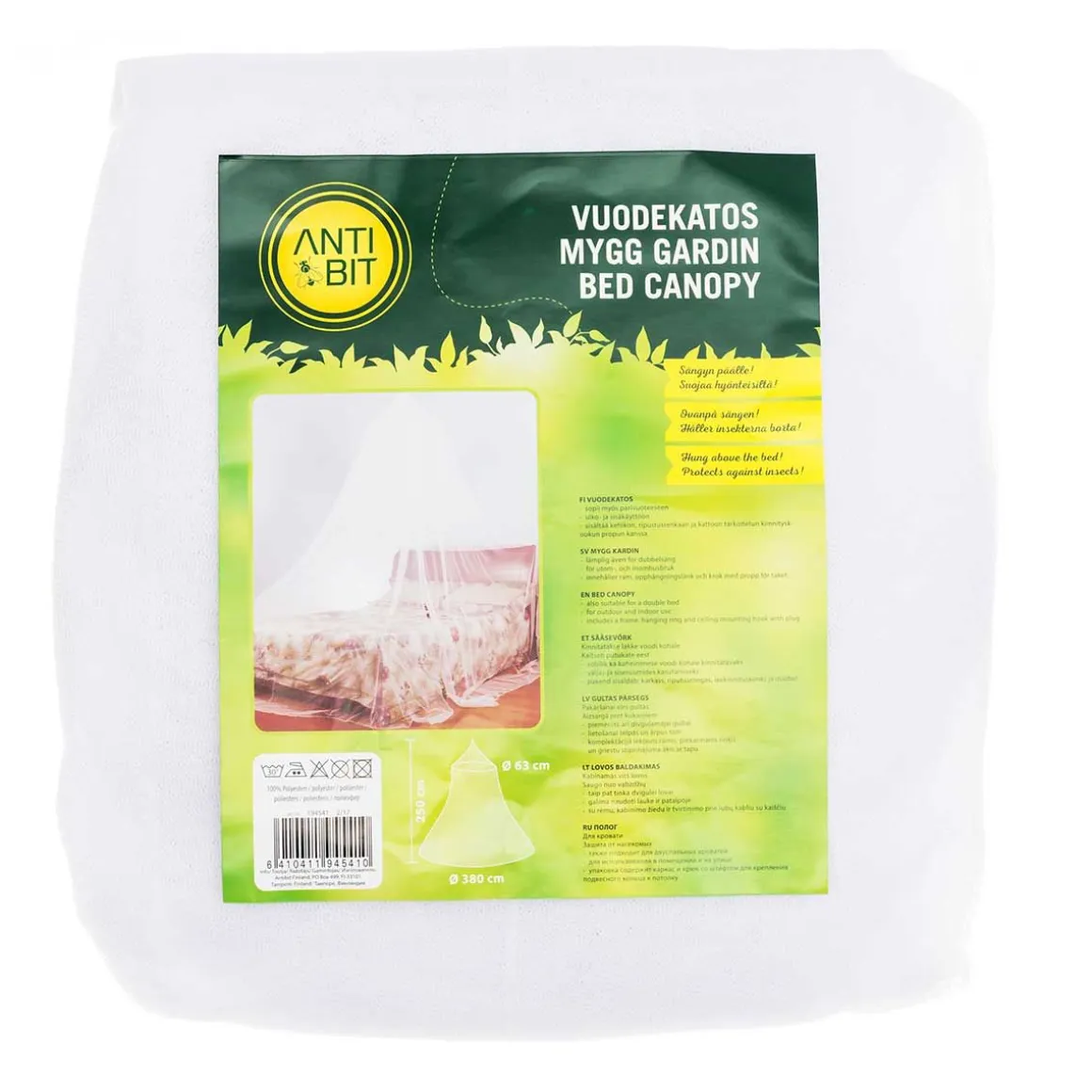 ANTIBIT HYÖNTEISVERKKO VUODEKATOS VALKOINEN