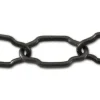 ARCTIC DESING KORISTEKETJU 2,5M, 2X24X15MM MUSTA HOPEA