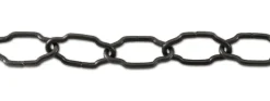 ARCTIC DESING KORISTEKETJU 2,5M, 2X24X15MM MUSTA HOPEA