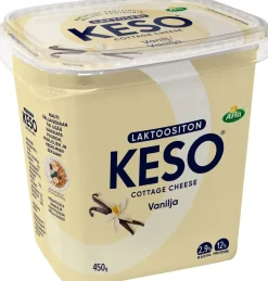 ARLA KESO RAEJUUSTO VANILJA LAKTON 450 G