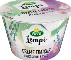 ARLA LEMPI CREME FRAICHE VALKOSIPULI-YRTIT LAKTON 200 G
