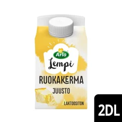 ARLA LEMPI RUOKAKERMA JUUSTO LAKTON 200 ML