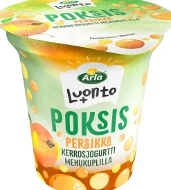 ARLA LUONTO+ POKSIS KERROSJOGURTTI PERSIKKA VL 150 G