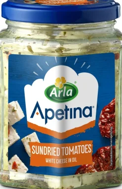 ARLA APETINA KUUTIOT ÖLJYSSÄ AURINKOKUIVATUT TOMAATIT 265 G
