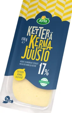 ARLA KETTERÄ KERMAJUUSTO 17% VIIPALE 150 G