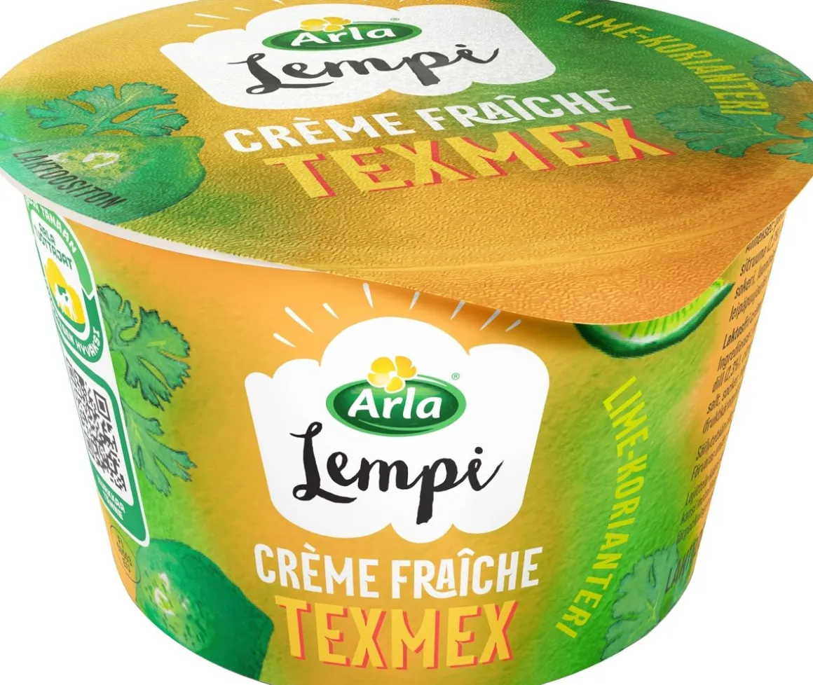 ARLA LEMPI TEXMEX CREME FRAICHE LIME-KORIANTERI LAKTON 200 G