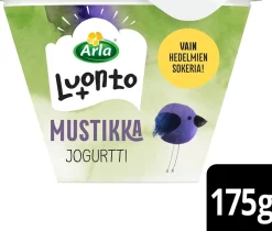 ARLA LUONTO+ AB MUSTIKKAJOGURTTI LAKTON 175 G