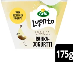 ARLA LUONTO+ AB RAHKAJOGURTTI VANILJA LAKTON 175 G