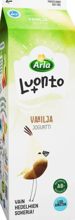 ARLA LUONTO+ AB VANILJAJOGURTTI LAKTON 1KG