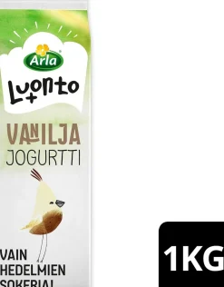 ARLA LUONTO+ AB VANILJAJOGURTTI LAKTON 1KG