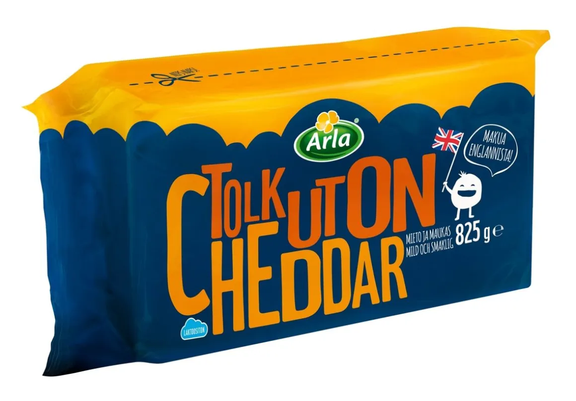 ARLA TOLKUTON CHEDDAR 825 G
