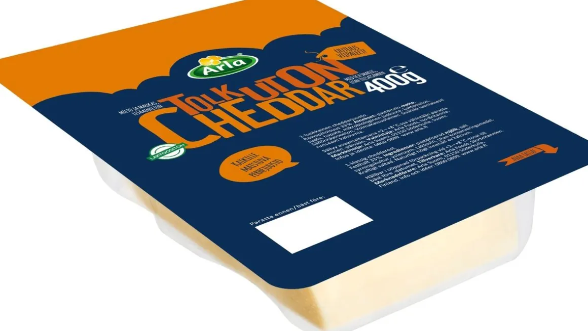 ARLA TOLKUTON CHEDDAR VIIPALE 400 G