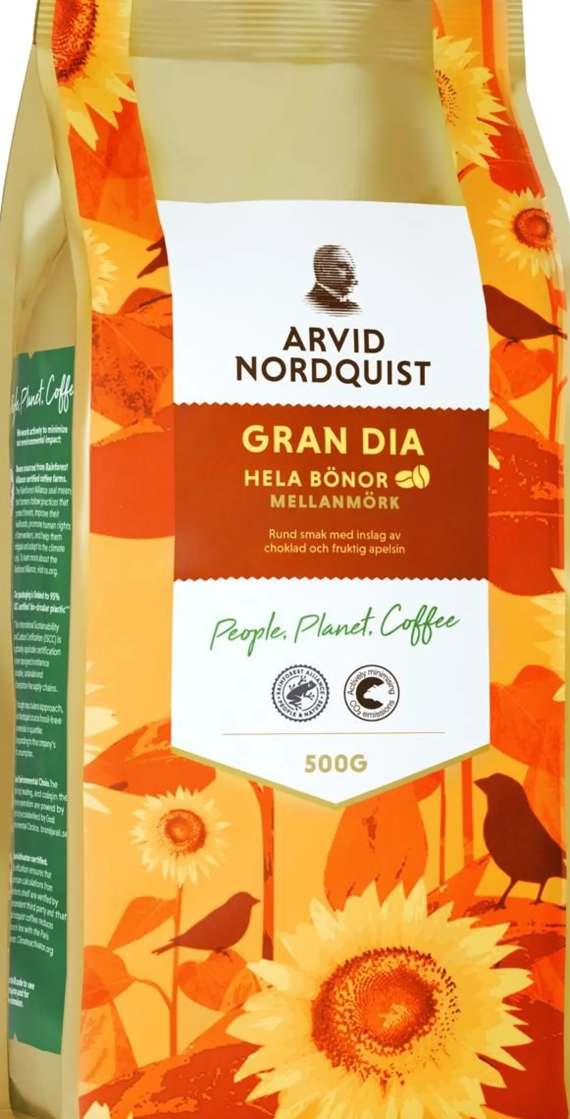 ARVID NORDQUIST GRAN DIA KOKONAISET PAVUT 500 G