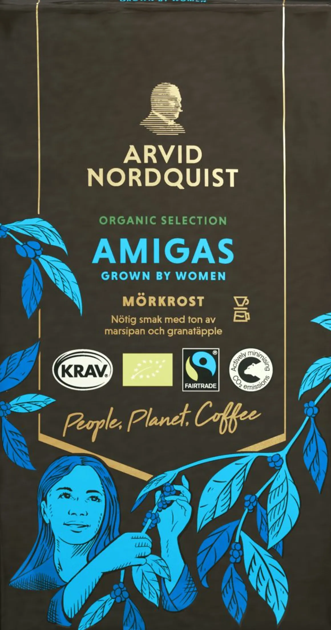 ARVID NORDQUIST AMIGAS SUODATINJAUHATUS KAHVI 450 G