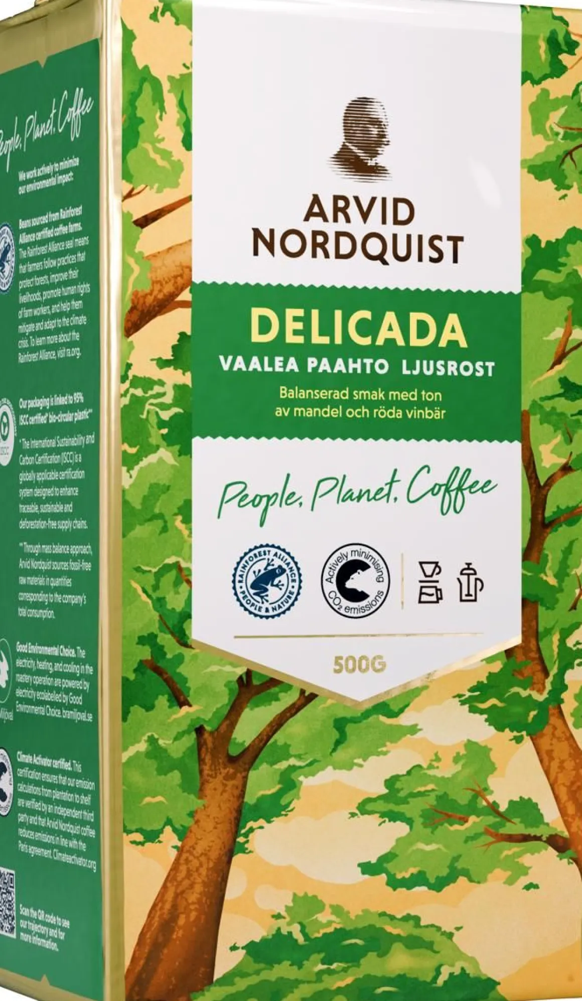 ARVID NORDQUIST DELICA SUODATINKAHVI 500 G