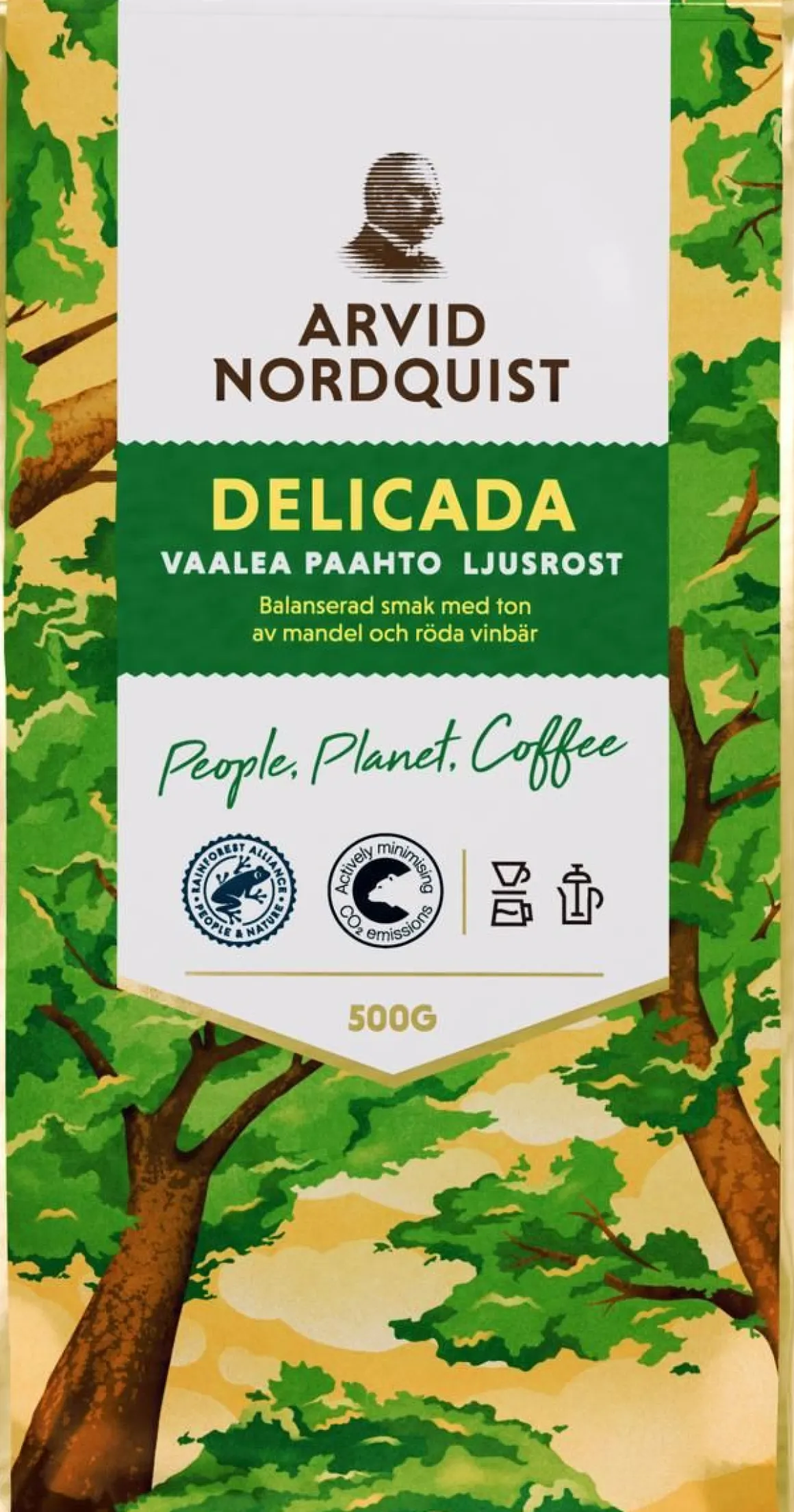ARVID NORDQUIST DELICA SUODATINKAHVI 500 G