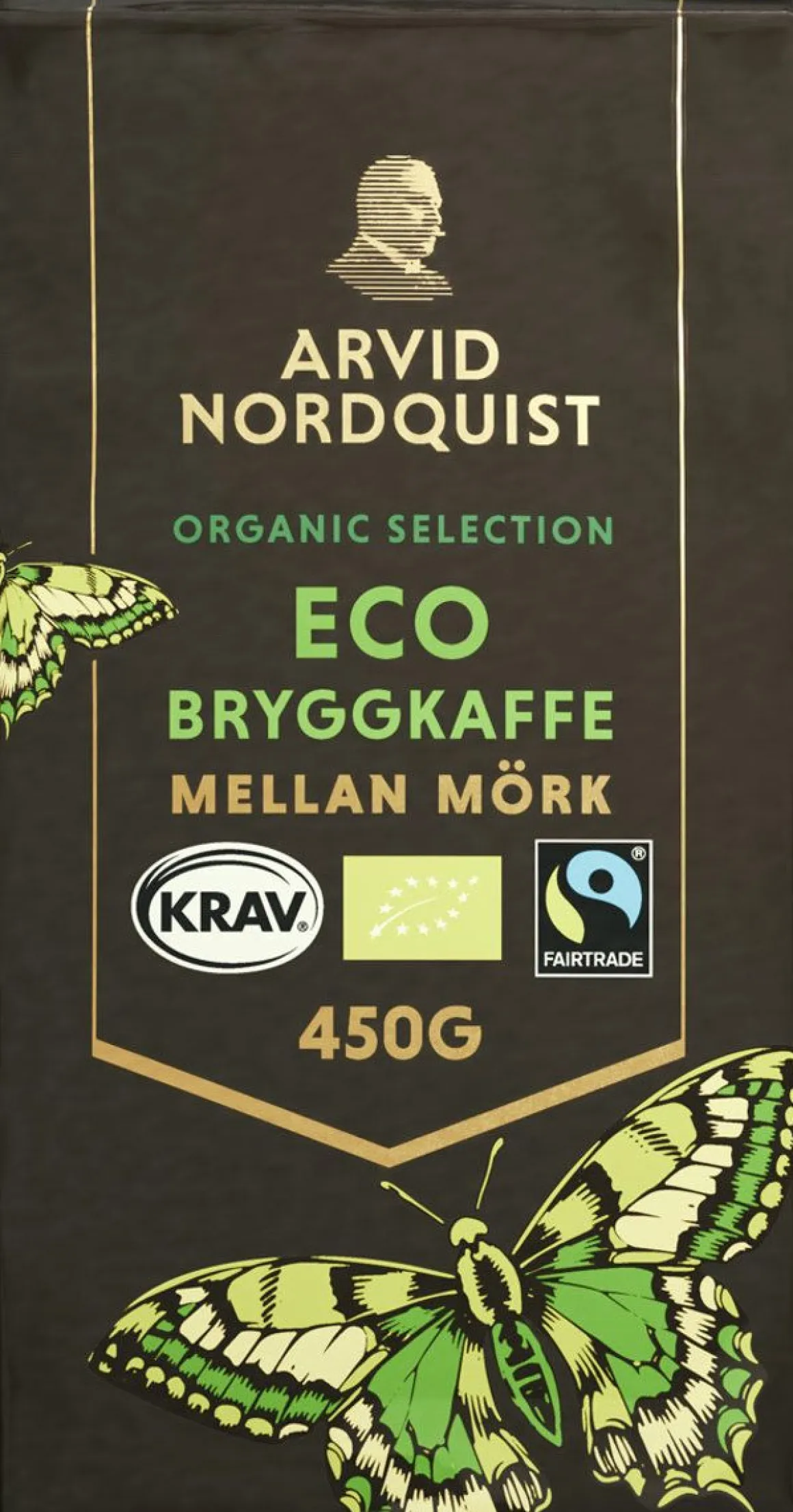 ARVID NORDQUIST ECO REILUN KAUPAN LUOMU-KAHVI 450 G