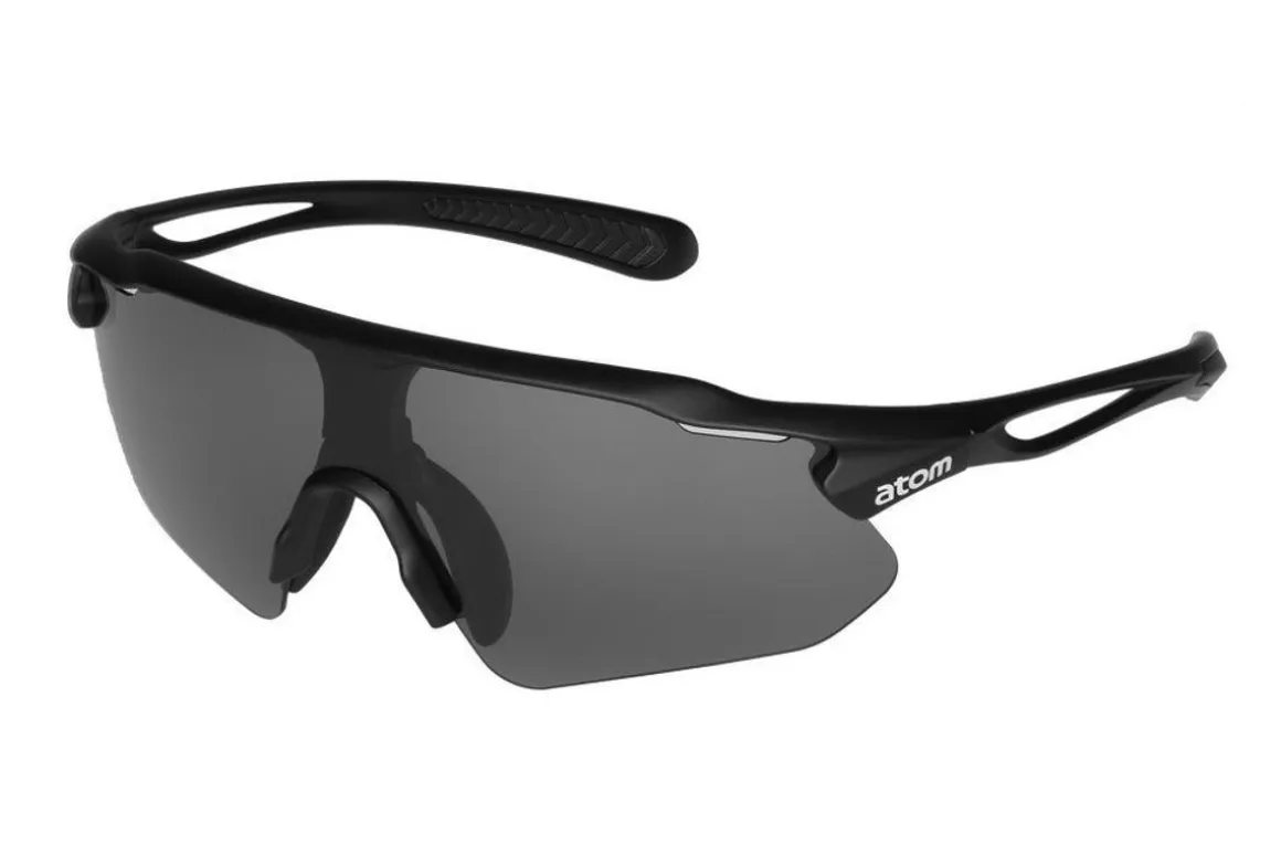 ATOM AURINKOLASIT SPORT BLACK POLARIZED