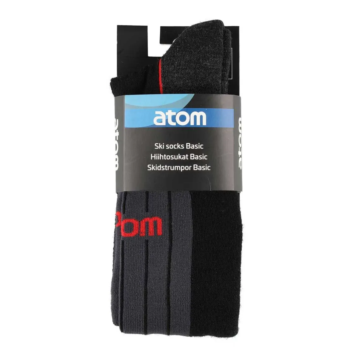 ATOM HIIHTOSUKAT BASIC MUSTA 39-46 LAJITELMA