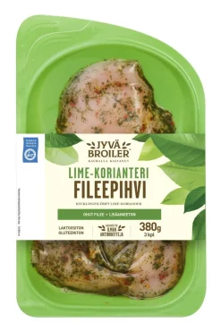 ATRIA JYVÄBR. BROILEIRN FILEEPIHVI LIME-KORIANTERI 380 G