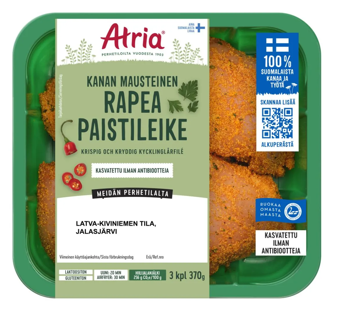 ATRIA KANAN RAPEA PAISTILEIKE MAUSTEINEN 370 G
