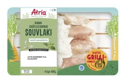 ATRIA KANAN SISÄFILEEVARRAS SOUVLAKI 400 G