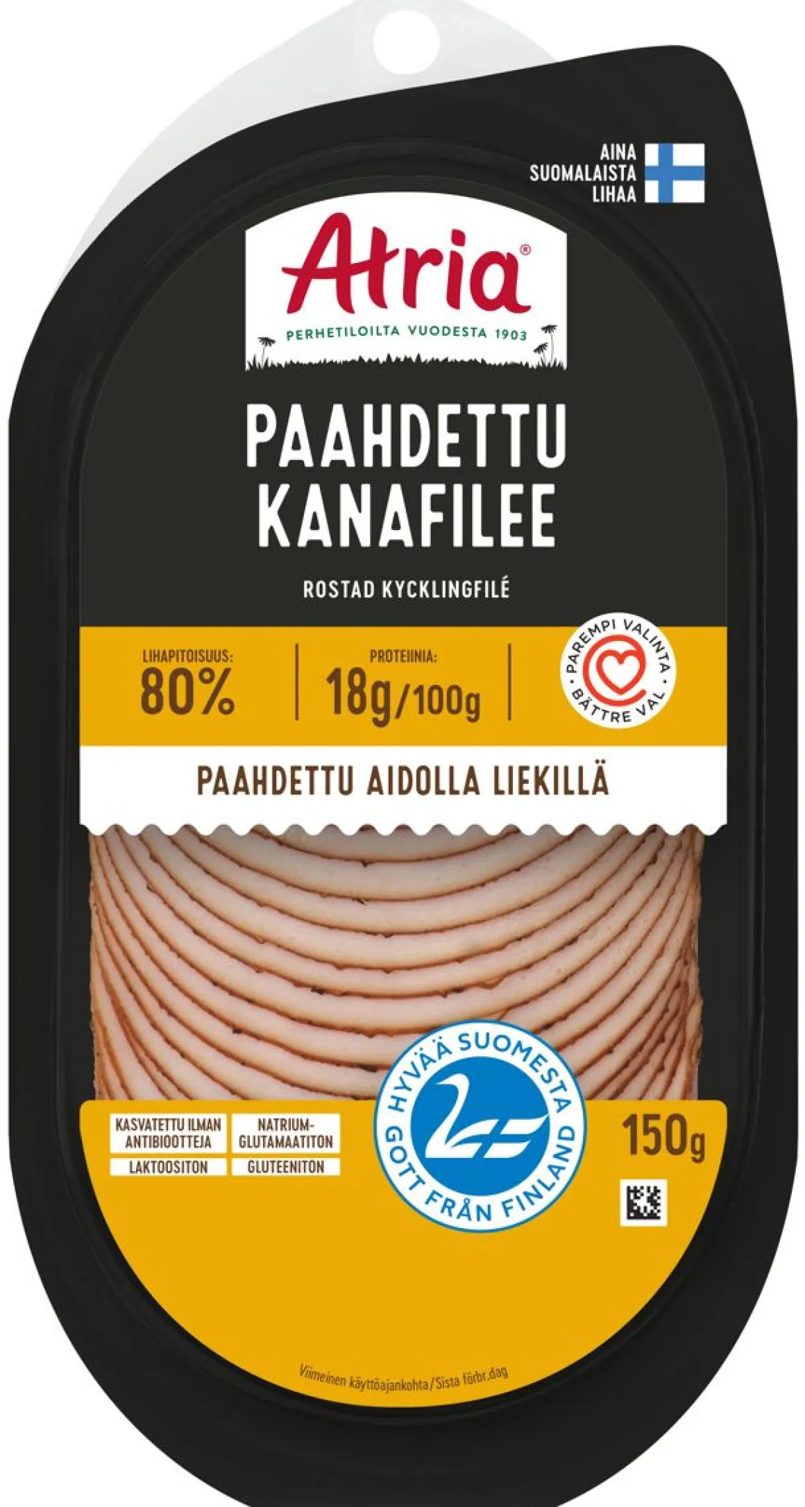 ATRIA PAAHDETTU KANAFILEE 150 G