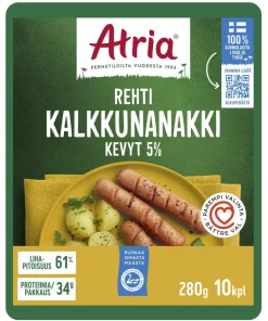 ATRIA REHTI KEVYT 5% KALKKKUNANAKKI 280 G