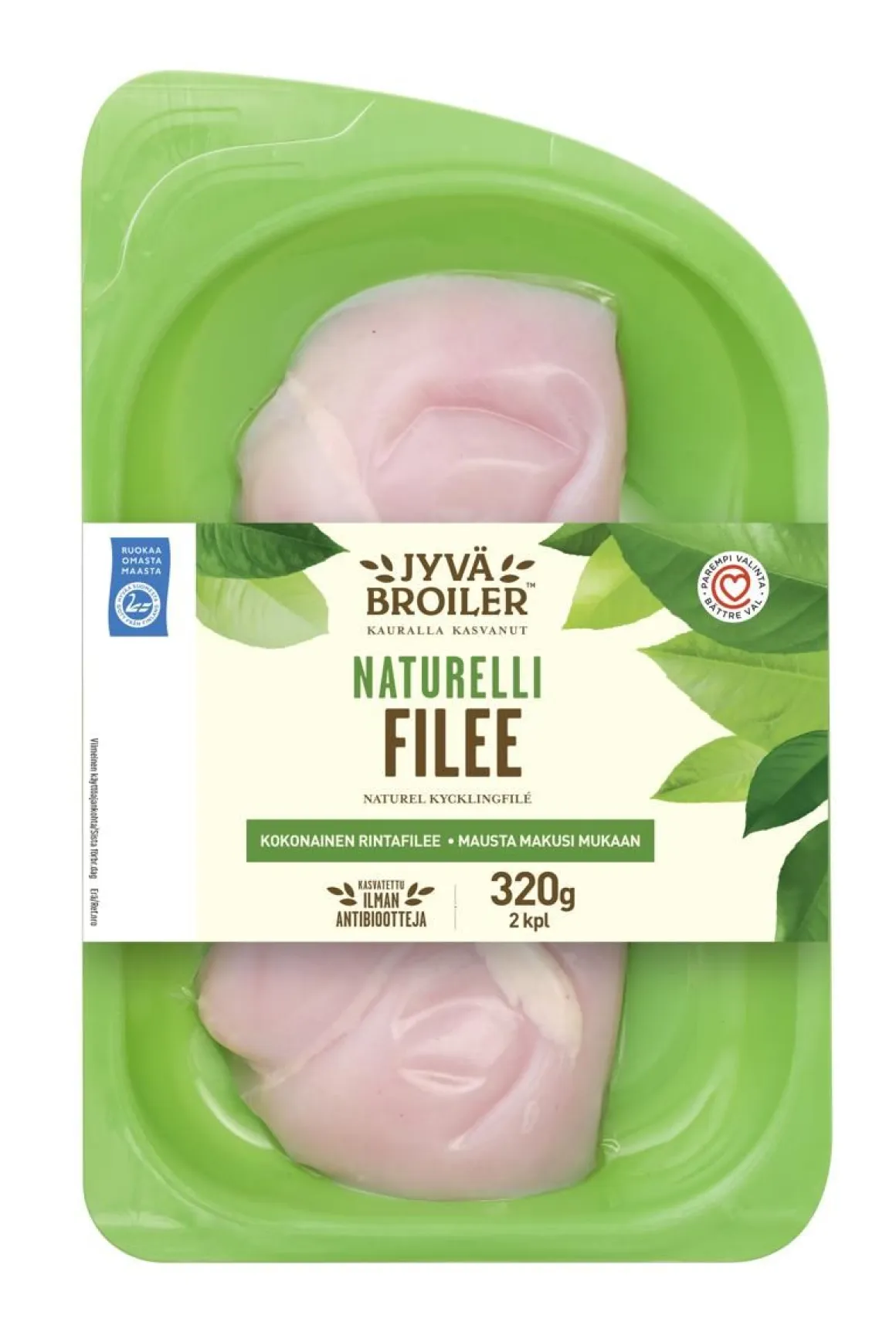 ATRIA JYVÄBR. BROILERIN FILEE MAUSTAMATON 320 G