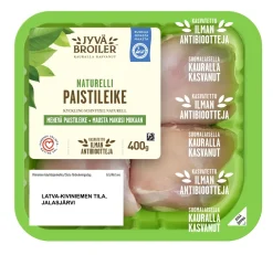 ATRIA JYVÄBR. BROILERIN PAISTILEIKE MAUSTAMATON 400 G