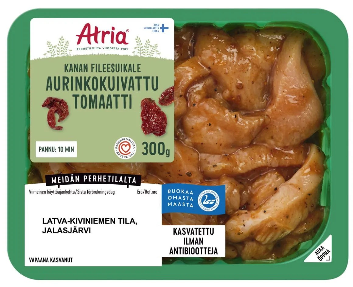 ATRIA KANAN FILEESUIKALE AURINKOKUIVATTU TOMAATTI 300 G