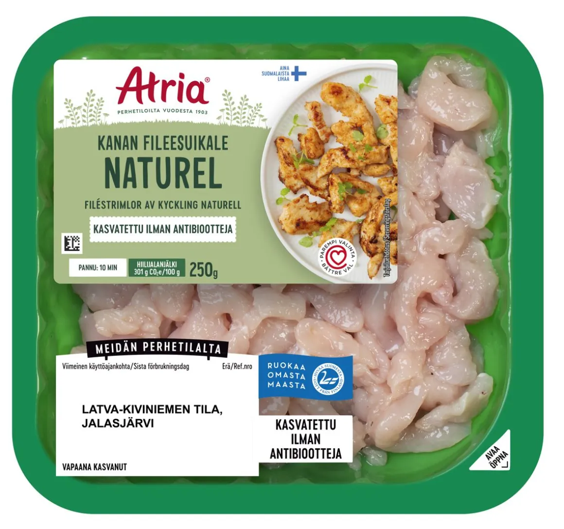 ATRIA KANAN FILEESUIKALE MAUSTAMATON 250 G
