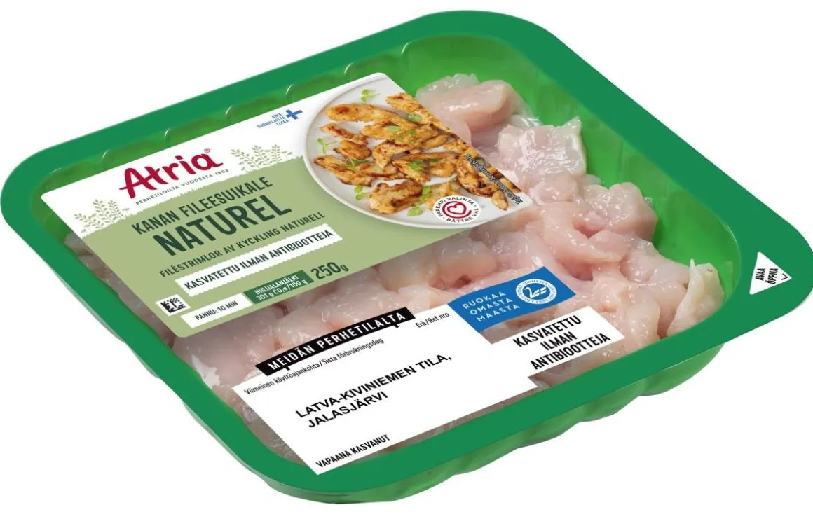 ATRIA KANAN FILEESUIKALE MAUSTAMATON 250 G
