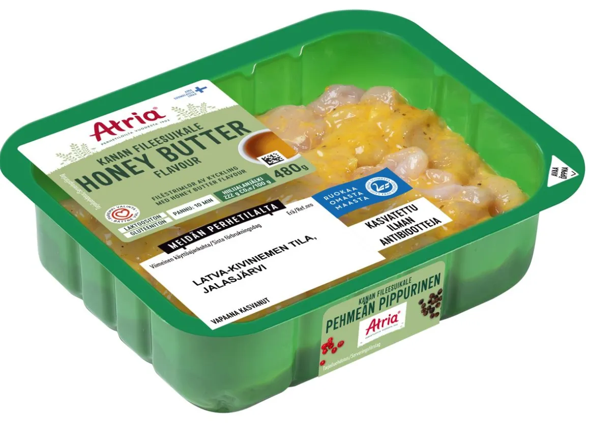 ATRIA KANAN FILEESUIKALE PEHMEÄN PIPPURINEN 300 G