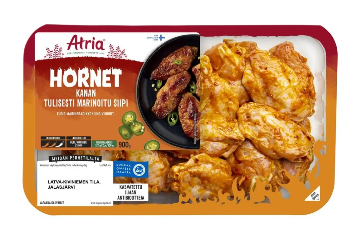 ATRIA KANAN HORNET TULISESTI MARINOITU SIIPI 900 G