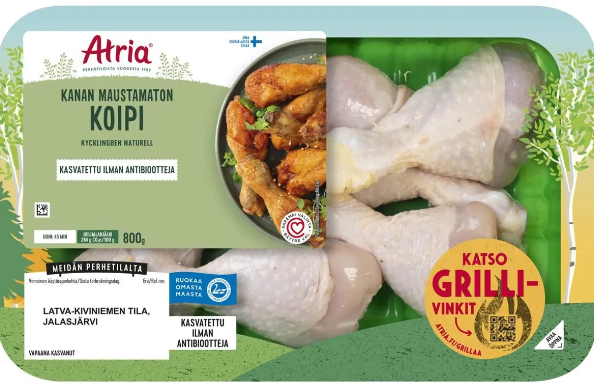ATRIA KANAN KOIPI MAUSTAMATON 800 G