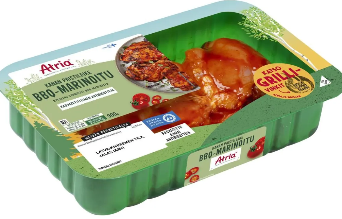 ATRIA KANAN PAISTILEIKE BBQ-MARINOITU 900 G