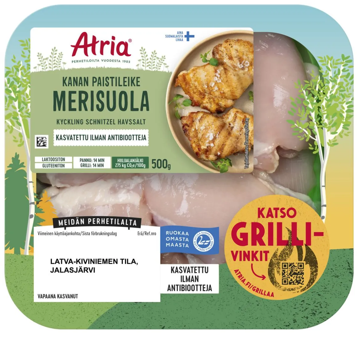 ATRIA KANAN PAISTILEIKE MERISUOLA 500 G