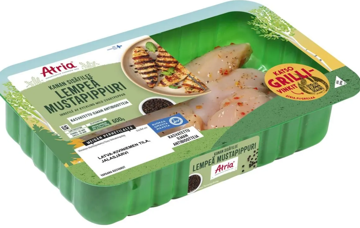 ATRIA KANAN SISÄFILEE LEMPEÄ MUSTAPIPPURI 600 G