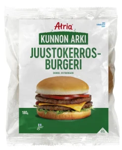 ATRIA KUNNON ARKI JUUSTOKERROSBURGERI 180 G
